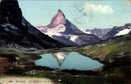 Ak Zermatt Kanton Wallis, Riffelsee