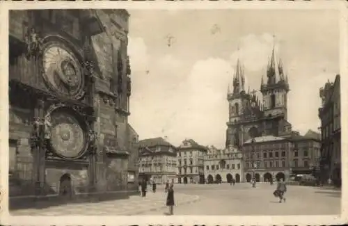 Ak Praha Prag Tschechien, Teinkirche, Tynsky chram