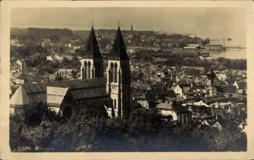 Ak Bregenz am Bodensee Vorarlberg, Stadtansicht, Kirche