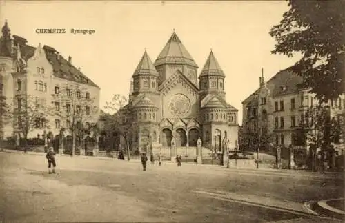 Judaika Ak Chemnitz in Sachsen, Synagoge