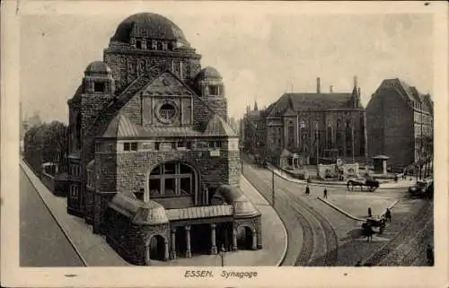 Judaika Ak Essen im Ruhrgebiet, Synagoge