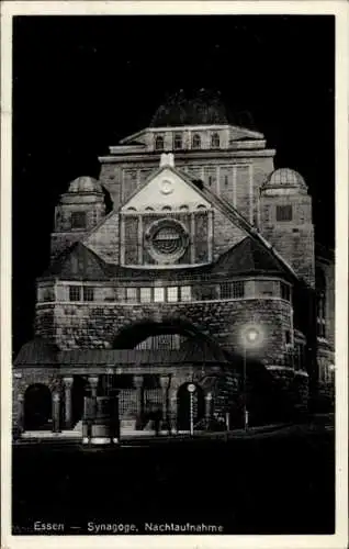 Judaika Ganzsachen Ak Essen Ruhrgebiet, Synagoge, Eposta 1932, 40 Jahre Philatelisten-Verein