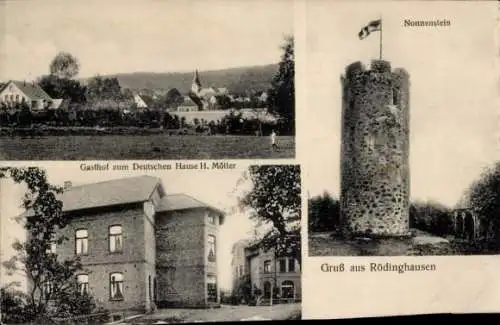 Ak Rödinghausen, Kreis Herford, Gasthof zum Deutschen Hause, Inh. H. Möller, Nonnenstein