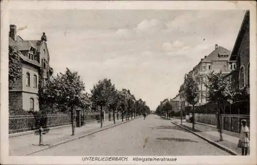 Ak Unterliederbach Frankfurt am Main, Königsteinerstraße