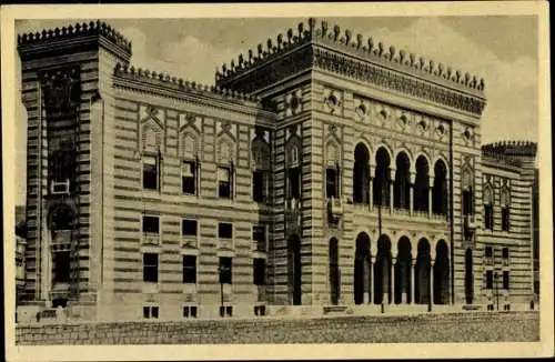 Ak Sarajevo Bosnien Herzegowina, Rathaus