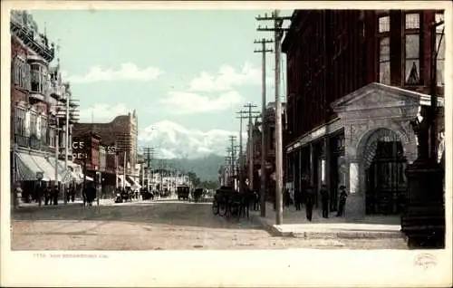 Ak San Bernardino Kalifornien USA, Main Street