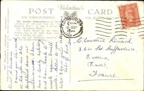 Ak The Gordon Highlanders, Schlagzeuger und Bandsamer