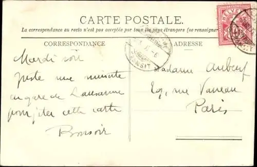 Ak Clarens Montreux Kanton Waadt, Debarcadere