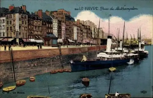 Ak Le Havre Seine-Maritime, in Southampton
