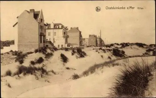 Ak Oostduinkerke Koksijde Westflandern, Villen