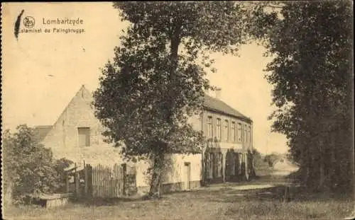 Ak Lombartzyde Lombardsijde Middelkerke Westflandern, Taverne Palingbrugge