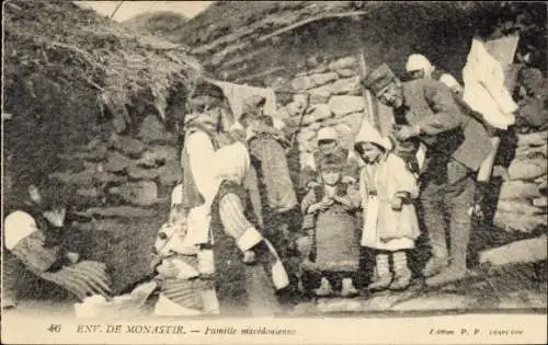 Ak Bitola Monastir Mazedonien, Famille macédonienne, Mazedonische Familie