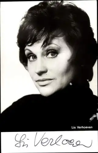 Ak Schauspielerin Lis Verhoeven, Portrait, Autogramm
