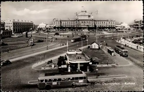 Ak Scheveningen Den Haag Südholland, Gev. Deijnootplein, Kurhaus, Bus