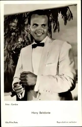 Ak Schauspieler Harry Belafonte, Portrait