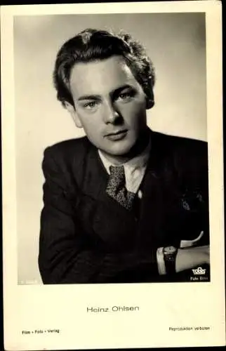 Ak Schauspieler Heinz Ohlsen, Portrait, Anzug