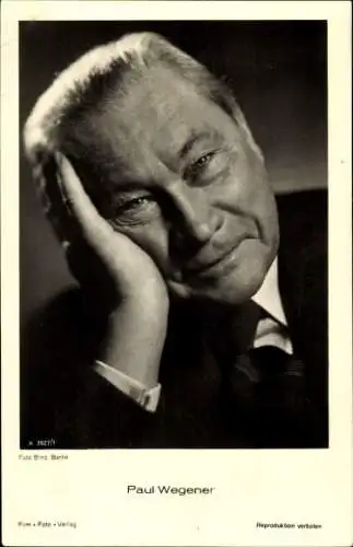 Ak Schauspieler Paul Wegener, Portrait