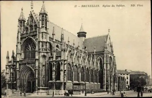 Ak Bruxelles Brüssel, Eglise du Sablon