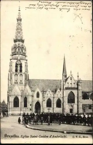 Ak Bruxelles Brüssel, Kirche Saint-Guidon d'Anderlecht