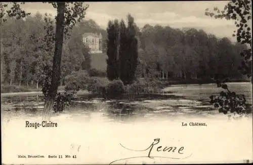 Ak Auderghem Oudergem Belgien Brüssel, Rouge-Cloitre, Schloss