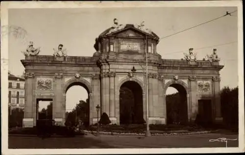 Ak Madrid Spanien, Puerta de Alcala