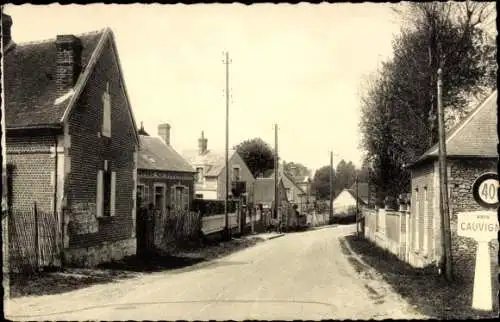 Ak Cauvigny-Oise, Eingang zum Land