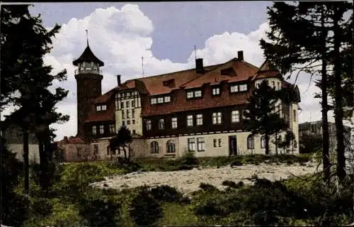 Ak Klínovec Keilberg Erzgebirge Region Karlsbad, Keilberghotel