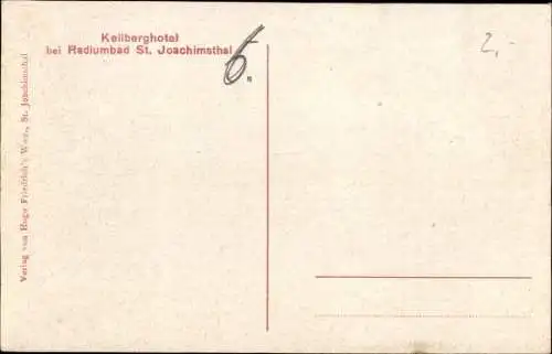 Ak Klínovec Keilberg Erzgebirge Region Karlsbad, Keilberghotel