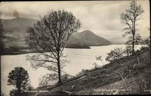 Ak Cumbria England, Bassenthwaite Lake, Panorama