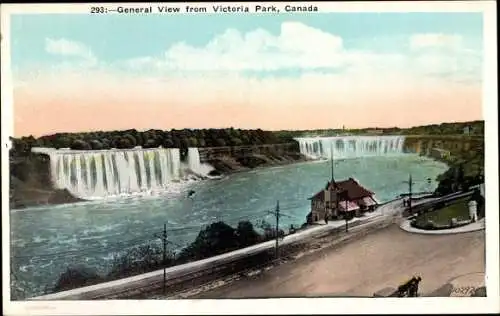 Ak Niagara Falls Ontario Kanada, View from Victoria Park