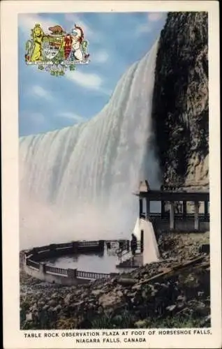 Ak Niagara Falls Ontario Kanada, Table Rock Aussichtsplattform, Horseshoe Falls