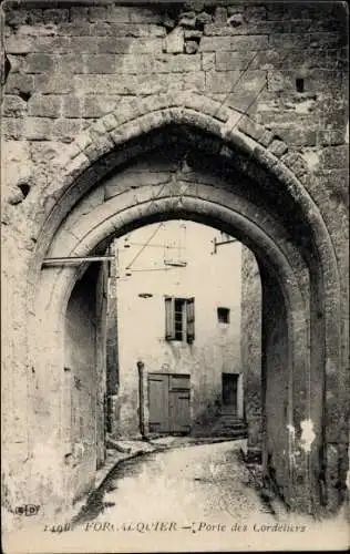 Ak Forcalquier Alpes de Haute Provence, Porte des Cordeliers