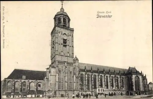 Ak Deventer Overijssel Niederlande, Groote Kerk