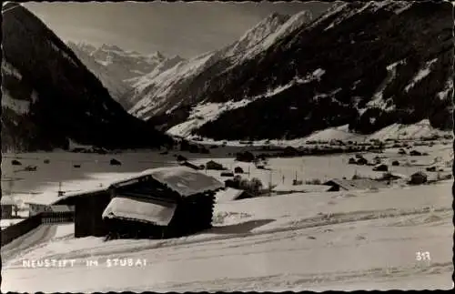 Ak Neustift im Stubaital in Tirol, Panorama