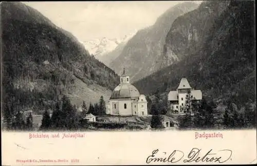 Ak Bad Gastein Badgastein in Salzburg, Böckstein, Anlaufthal