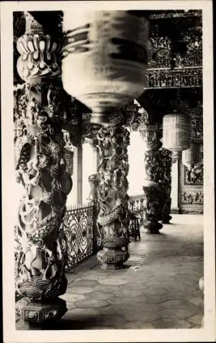 Ak Tempel, Säulen, Gang, Laternen
