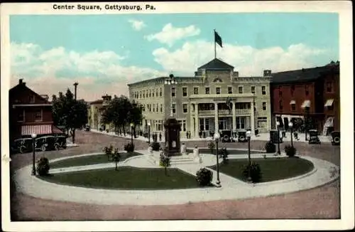 Ak Gettysburg Pennsylvania USA, Center Square