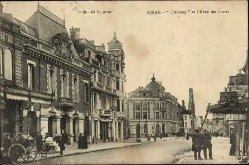 Ak Arras Pas de Calais, Die Zukunft, Hotel des Postes