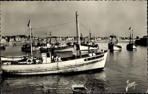 Ak Quiberon Morbihan, Hafen, Bretagne