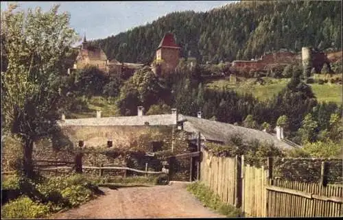 Ak Friesach in Kärnten, Ruine Petersberg