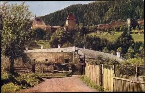 Ak Friesach in Kärnten, Ruine Petersberg