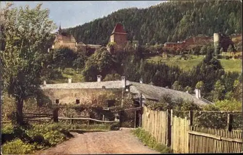 Ak Friesach in Kärnten, Ruine Petersberg