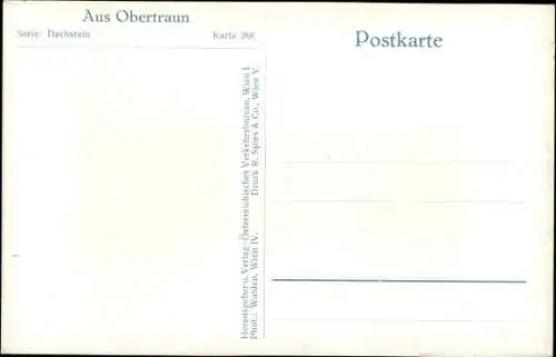 Ak Obertraun Oberösterreich, Dorfmotiv