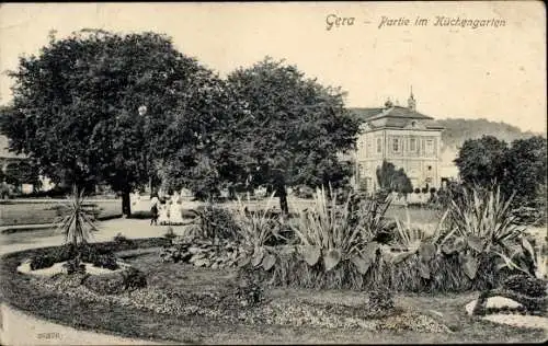 Ak Gera in Thüringen, Küchengarten