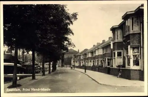 Ak Zaandam Zaanstad Nordholland, Prins Hendrikkade