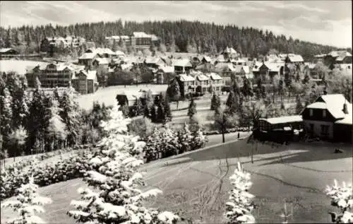 Ak Oberhof im Thüringer Wald, Winteransicht