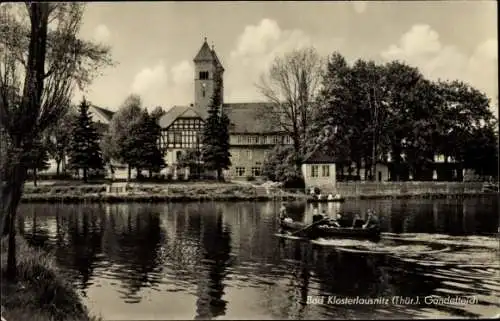 Ak Bad Klosterlausnitz in Thüringen, Gondelteich