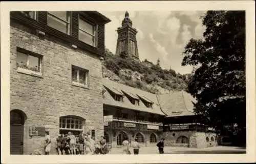 Ak Roßla am Harz, Kyffhäuser, Bergarbeiter Erholungsheim, Turm