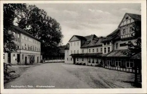 Ak Paulinzella Königsee in Thüringen, Klosterschenke