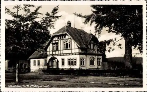 Ak Elgersburg in Thüringen, Mönchhof, Waldgasthaus